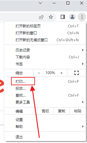 谷歌浏览器怎么打印网页4