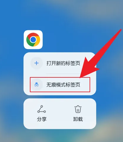手机谷歌浏览器如何开启无痕模式3
